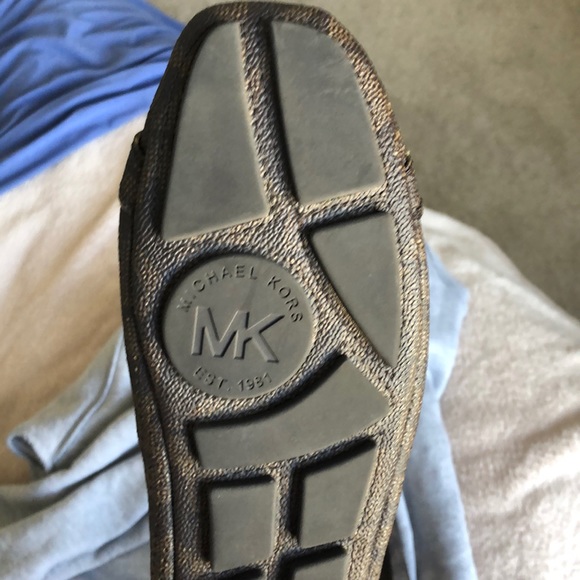 MK Brown Leather flats - Picture 3 of 4